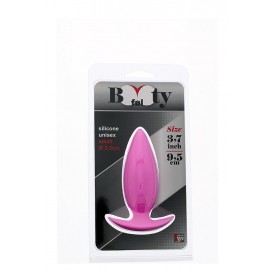 Розовая анальная пробка BOOTYFUL ANAL PLUG SMALL PINK - 9,5 см.