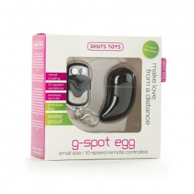 Чёрное виброяйцо G-spot Egg Small