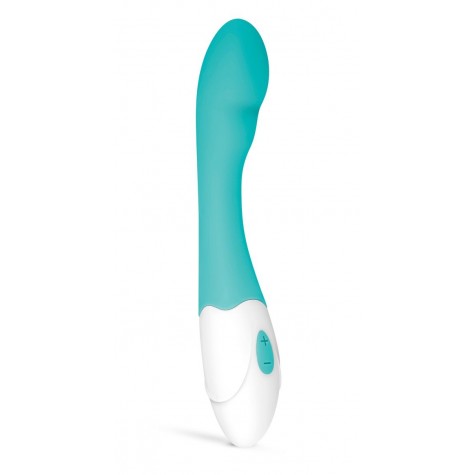 Зеленый вибратор для G-стимуляции Tate G-Spot Vibrator - 20 см.